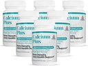 TURNER Calcium Plus, supplément de calcium marin tout naturel, avec UAF1000+ Super antioxydant, Magnésium + Vitamines K2 & D3, soutient la densité osseuse et la santé conjointe, 6 bouteilles, 540 capsules, 6 mois d'approvisionnement