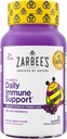Gummies de mûre aînée de Zarbee pour les enfants avec de la vitamine C; Zinc & Elderberry; les enfants du jour soutien des vitamines Gummy pour les enfants de 2 ans et plus; Berry Flavor naturel; 21 comte