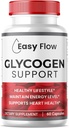 (1 Pack) Glycogène à flux facile, Capsules de support de Glycogène à flux facile, Formule d'optimisation de Glyco, Nettoyeur de vaisseaux sanguins naturels, Support de Glycogène à flux facile de qualité supérieure (60 Capsules)