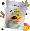 Plant People WonderBurn Métabolisme & Cravates Contrôle Gummies, Zéro sucre, Ripe Mango Flavor (60 comte)