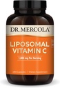 Dr Mercola Vitamine Liposomique C, 1 000 mg par portion, 90 portions (180 capsules), supplément alimentaire, soutient la santé immunitaire, non OGM, certifié NSF