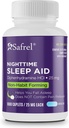 Safrel Nighttime Sleep Aid, Diphenhydramine HCl 25mg.L'aide au sommeil pour les hommes et les femmes est solide et non-habitante.