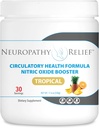 Neuropathy ReliefMC - Formule de santé circulatoire - Booster à oxyde nitrique - Arôme tropical (1 pot), 30 portions
