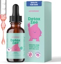 JoySpring DetoxZee Zeolite Drops for Kids – Clinoptilolite with Vitamin D3 & Cyanocobalamin Vitamin B12 – Natural Berry Flavor Liquid | 30 Servings