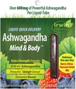 Irwin Naturals Liquide Livraison rapide Ashwagandha Mind & Body - 10 liquides-Tubes - stimule la performance physique et mentale - Mélange de boissons aromatisées Berry-Citrus d'un jour