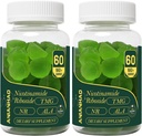 NAD+ Gummies sans sucre 1500mg, 60 Gummies, Vrai NAD+ & Resveratrol supporte l'anti-âge, le soutien antioxydant, le métabolisme et l'énergie boost (2 mois d'approvisionnement)