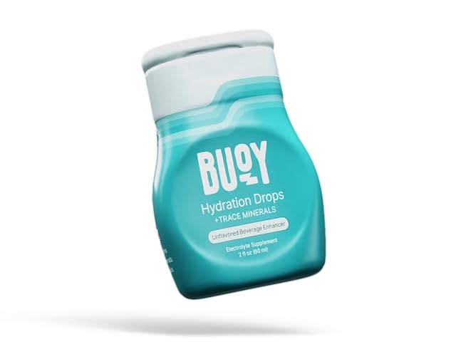 Bouée gouttes d'électrolyte: Pas de sucre, Pas d'édulcorants: Trace Minerals, Vitamines et Antioxydants: Parfait pour toute boisson: Supplément quotidien d'hydratation (1, Non aromatisé)