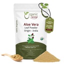 Poudre d'aloe vera biologique (Aloe barbadensis) - certifié biologique et kasher