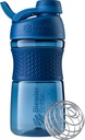 BlenderBottle 20-Ounce Black and Navy Protein Shaker Bottles with BlenderBall Wire Whisk