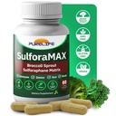SulforaMAX (60 gélules) - Supplément d'immunité de Sulforaphe Brocoli - Soutien immunitaire, coeur, foie, santé du cerveau - Végétarien, végétalien, non-OGM, 10 000 MCG Sulforaphe