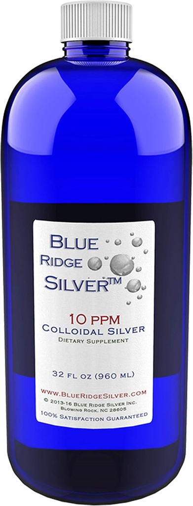 10 ppm 32 oz Colloidal Silver Natural Immune Support Health Supplement