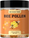 Bee Pollen Granules - Natural Superfood Supplement, Rich in Proteins, Vitamins, Minerals, for Immune Support, Energy Boost, and Digestive Wellness (120g)