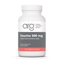 Groupe de recherche sur l'allergie Supplément Taurine 500mg - Soutien cardiovasculaire, Acid Amino de forme libre, Capsules pures, organiques et végétariennes - 100 Nombre