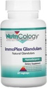 Supplément Nutricologie ImmoPlex Glandulars - Pancréas, Adrénal, Thymus, Spleen, Complexe d'organes de boeuf, Bovin, Ovin, Capsules végétariennes - 60 Compte