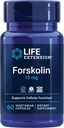 Life Extension Forskolin, Coleus forskohlii, Supplément de soutien à la santé en énergie cellulaire, 10 mg, extrait normalisé, non-OGM, sans gluten, végétarien, 60 capsules, 1-2 mois d'approvisionnement