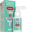 NAVEH PHARMA® Dry Ears Baby | Swimmers Ear Drops Spray | Ear Drying Drops for Little Swimmers | Remove Water Trapped in Ears in Seconds | Prevent Hearing Loss (1 Fl Oz)