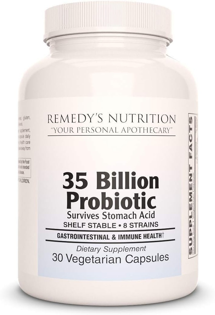 Nutrition de Remedy Probiotique 35 Million 30 Capsule/Vegan Caps