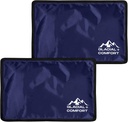 Glacial Comfort Gel Ice Pack for Back Pain - (12" x 8") Pads froids réutilisables pour la hanche, le genou, les blessures aux épaules, les souches musculaires, la migraine et la récupération postpartum avec la technologie Flex - Après chirurgie.