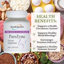 TRANSFORMATION THE GENESIS OF GOOD HEALTH Enzymes Purezyme High-Potency Protease Blend Enzyme Supplement, Advanced Formula for Maximum Nutrients Digestion & Gut Health, 200 Capsules