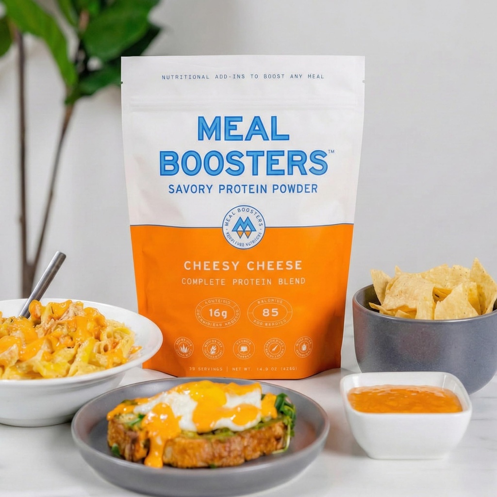 Savory Cheese Complete Protein Powder (en poudre de protéines) 15g High Protein Meal Enhancer (en supplément de fromage riche en protéines) pour la cuisson, la préparation des repas et la récupération