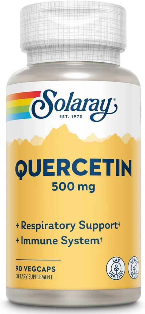 SOLARAY, Quercetin, 500 mg, 90 VegCaps