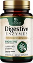 Enzymes digestifs - Complexe multienzymes avec Bromelain, Papaine, Probiotiques et Prébiotiques pour la santé digestive, Gut Support & Bloating pour les femmes et les hommes, Enzymes pour le soutien de la digestion - 120 Capsules