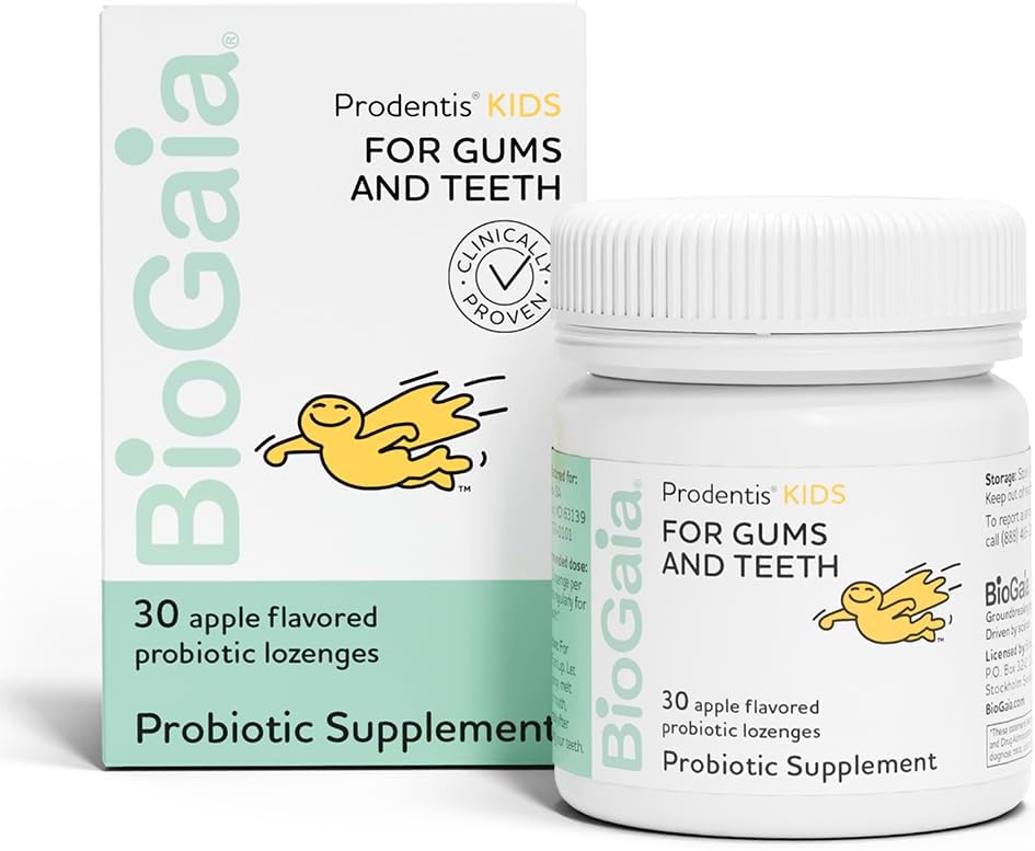 BioGaia Prodentis Kids (en anglais seulement) Probiotiques dentaires pour les dents et les gencives (en anglais seulement)