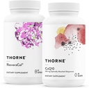 THORNE - Cellular Health Bundle - CoQ10 & NiaCel 400 - Support Energy, Cellular Defense & Healthy Aging - 30 to 60 Servings