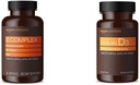 Éléments B Complexe (65 capsules) et éléments Vitamine D3 (180 softgels)