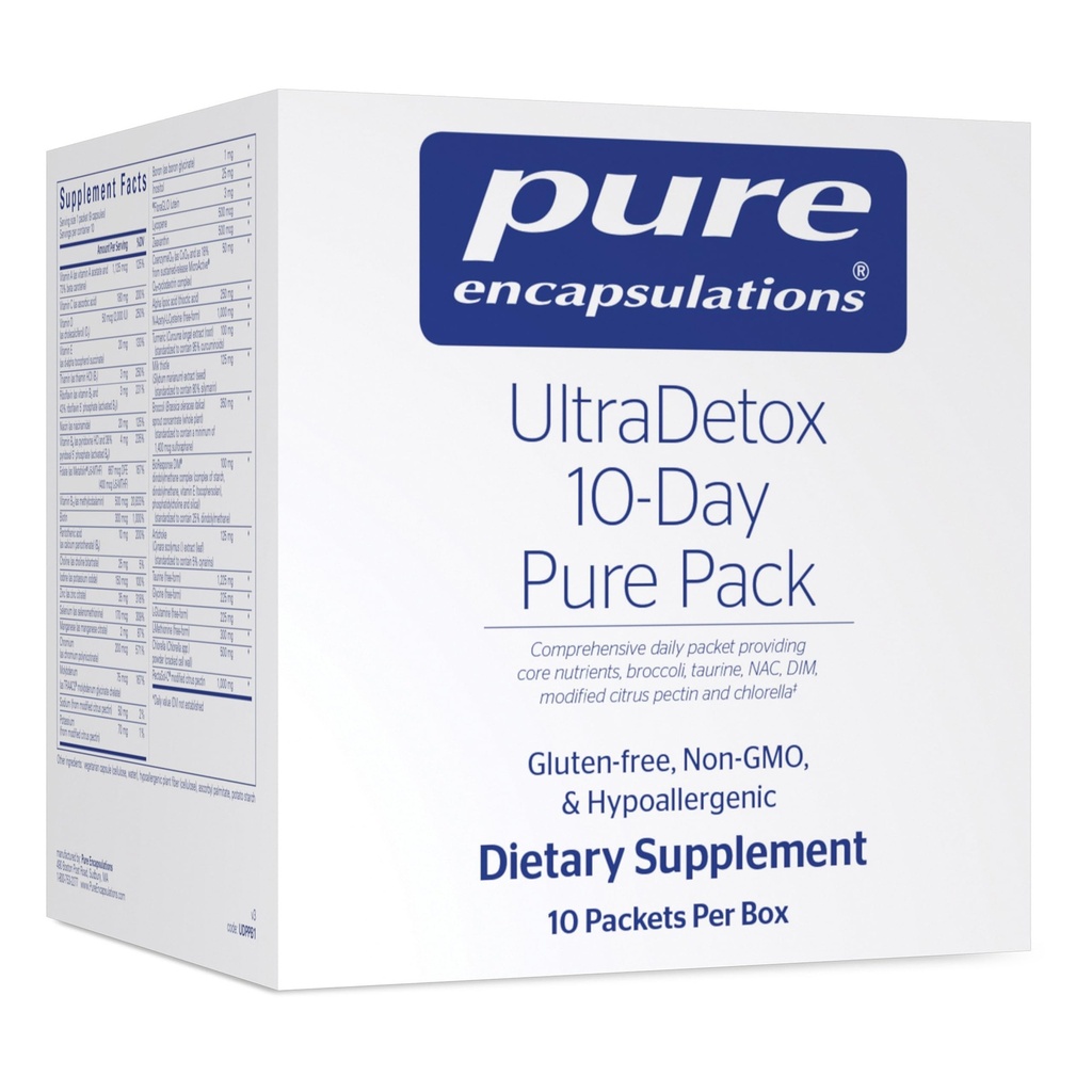 Pure Encapsulations UltraDetox 10-Day Pure Pack, 10 Packets