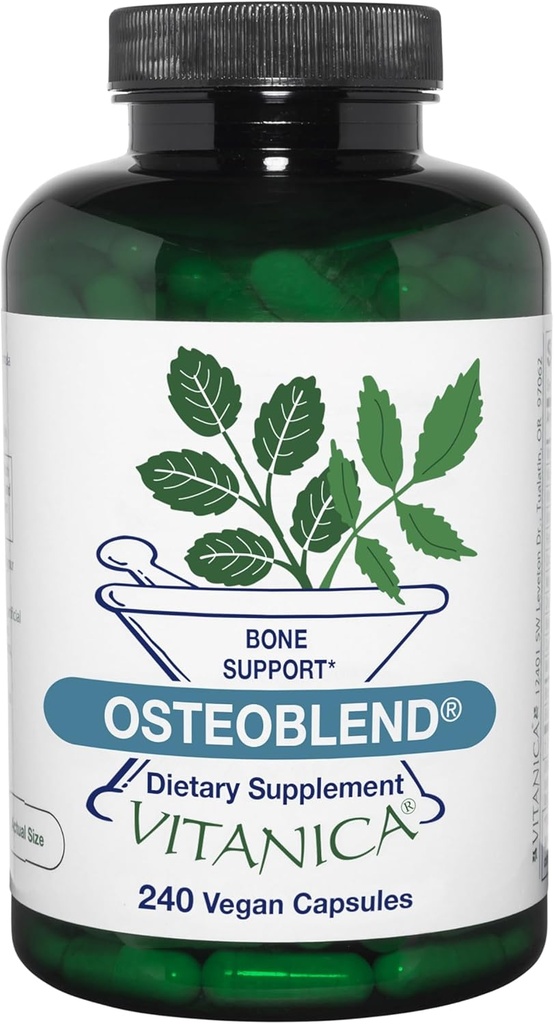 Vitanica, OsteoBlend, Soutien osseux, Vegan, 240 Capsules