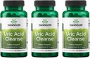 Swanson Uric Acid Cleanse - Natural Supplement Promoting Kidney Support - Features a Powerful Combination of 7 Herbs - (60 Veggie Capsules) 3 Pack