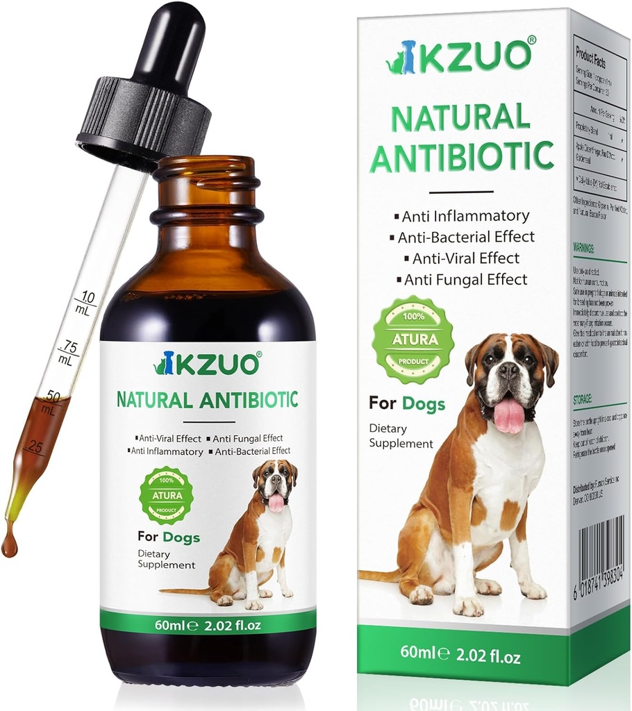 Antibiotics for Dogs,Dog Multivitamin,Dog Topical Antibiotic, Health Supplement for Dog, Pet Supplements,Dog Multivitamin,Dog Antibiotics for Skin Infection (1pcs)