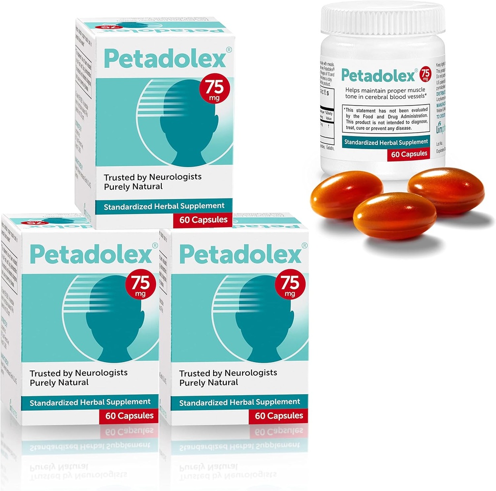 Linpharma 75 mg Extrait de racine de beurre sans PA breveté pour la santé du cerveau – 3 Btl.