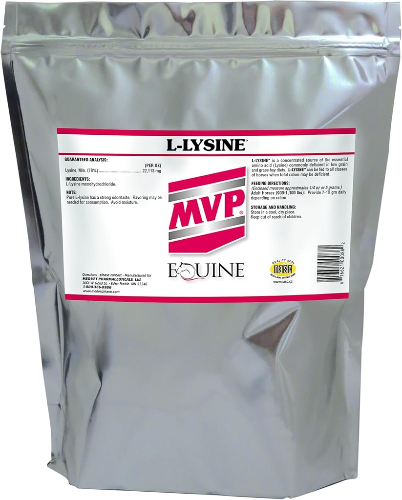 L-Lysine (5lb) for Equine Muscle/Immune Support