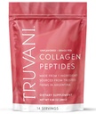 Truvani Hydrolyzed Collagen Peptides , non aromatisé , 14 portions 20g Poudre de protéines de collagène à l'herbe favorise la santé des cheveux, des ongles, de la peau et des articulations