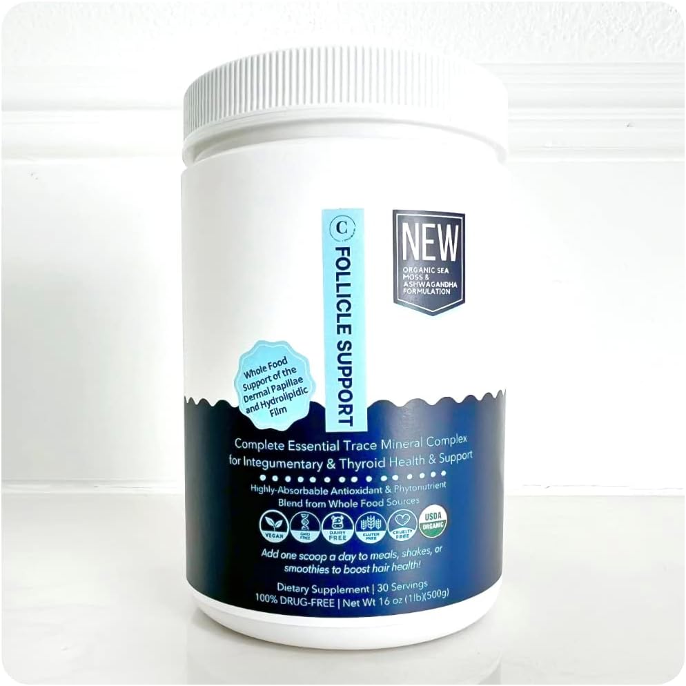 CRISAN Follicule complet de soutien de cheveux complément de croissance des cheveux - Sea Moss, Saw Palmetto, Amla et plus