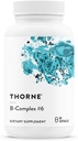 THORNE - Complexe B #6 - Complexe de vitamine B avec des formes actives de vitamine B essentielle et des portions supplémentaires B6-60