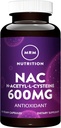 MRM Nutrition N-acétyl-Cystéine (NAC) 600mg) Antixoïde Résipratoire Santé du foie Santé Mitochondriale
