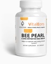 Supplément de pollen d'abeille - Polline d'abeille, propolis et gelée royale - Perle d'abeille Vitaleons - Chaque perle a des vitamines, des microéléments, des polyphénols et des antioxydants (Végétarien, 60 Capsules)