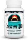 Source Naturals Coenzyme Q10 Support antioxydant 200 mg pour le coeur, le cerveau, l'immunité et le foie - 60 Capsules végétariennes