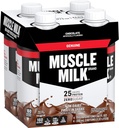 Lait musclé Seringue de protéines authentiques, chocolat, 25g de protéines, 11 Fl Oz (paquet de 4)