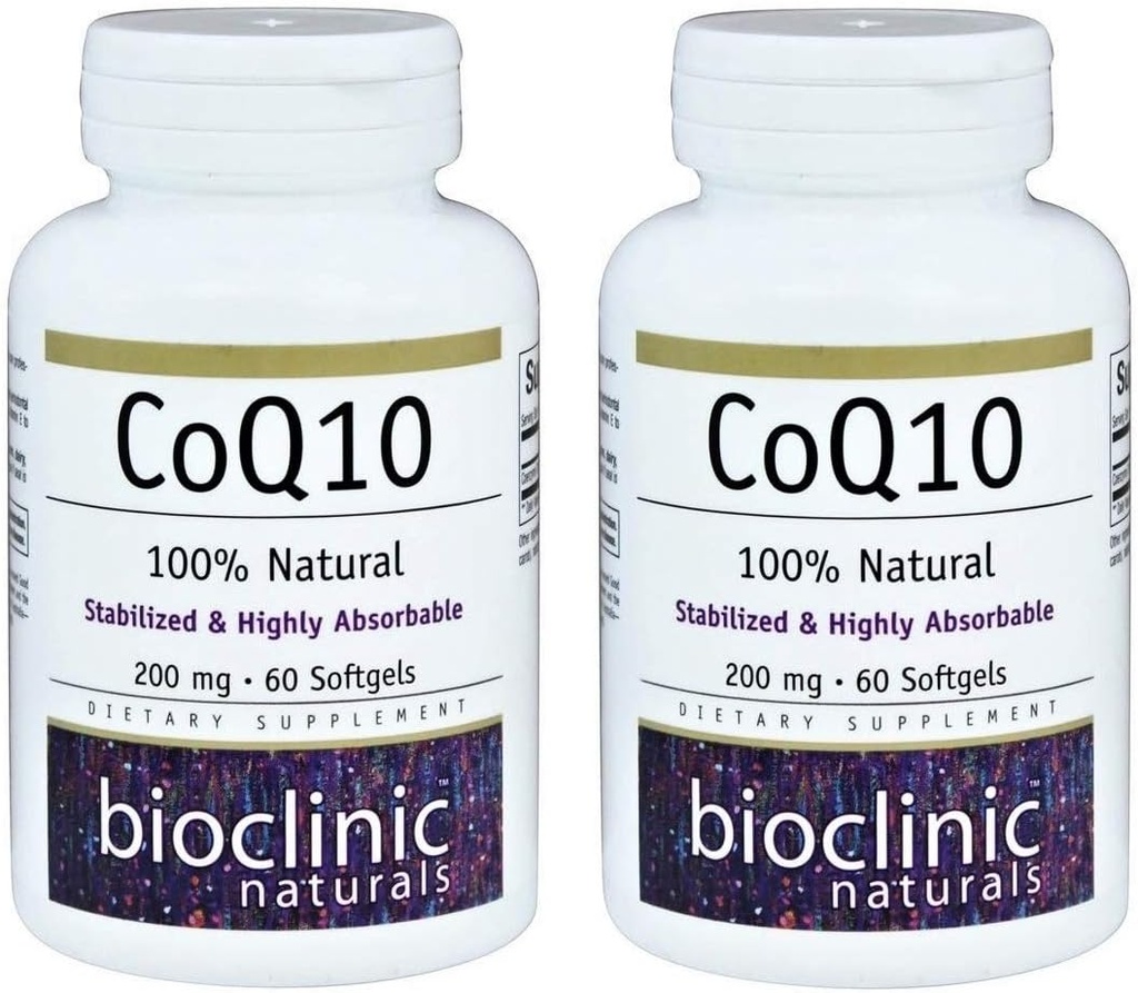 CoQ10 200mg 60 Softgels (paquet de 2)