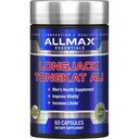 ALLMAX Essentials LongJack Tongkat Ali - 60 Capsules - Supplément santé pour hommes - Améliore la vitalité - 60 portions
