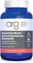 Groupe de recherche sur l'allergie Saccharomyces biotiques essentielles Boulardii 450mg Supplément probiotique - S. Boulardii Probiotic Yeast, Friendly Bacteria Establishment, GI Tract Support - 60 Compte