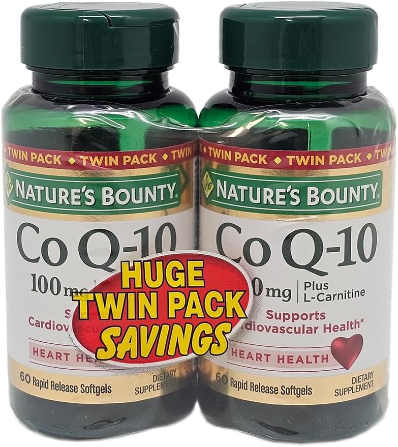 Bounty CoQ10 100mg Pack Twin, 60 Compte, 2 Pack