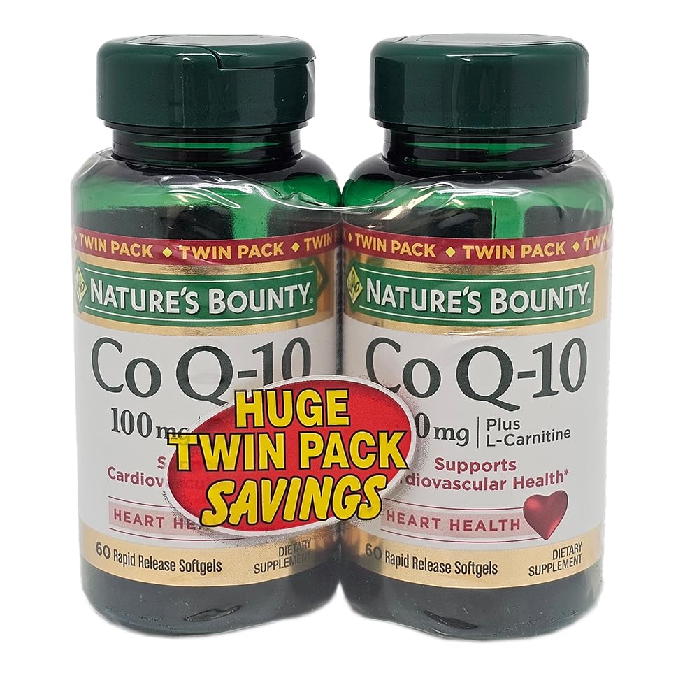 Bounty CoQ10 100mg Pack Twin, 60 Compte, 2 Pack