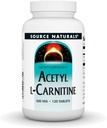 Source Naturals Acétyl L-Carnitine 500 Mg Comprimé, 120 Nombre