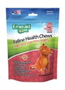 Emerald Pet Feline Health Chews UT Support — Natural Grain Free Urinary Tract Health Chews Cat Chews — Suppléments urinaires pour chats avec canneberge, racine de chicorée et extrait de feuille de dandelion — Fabriqué aux États-Unis, 2,5 oz