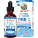 MaryRuth Organics USDA Organic Infant Liquid Probiotic Drops (Bébé) Essentiels Probiotiques pour nourrissons Drops (Bébé) Probiotiques (Bébé) Proprietaire Mélange probiotique (Végétanien) Non OGM 125 portions